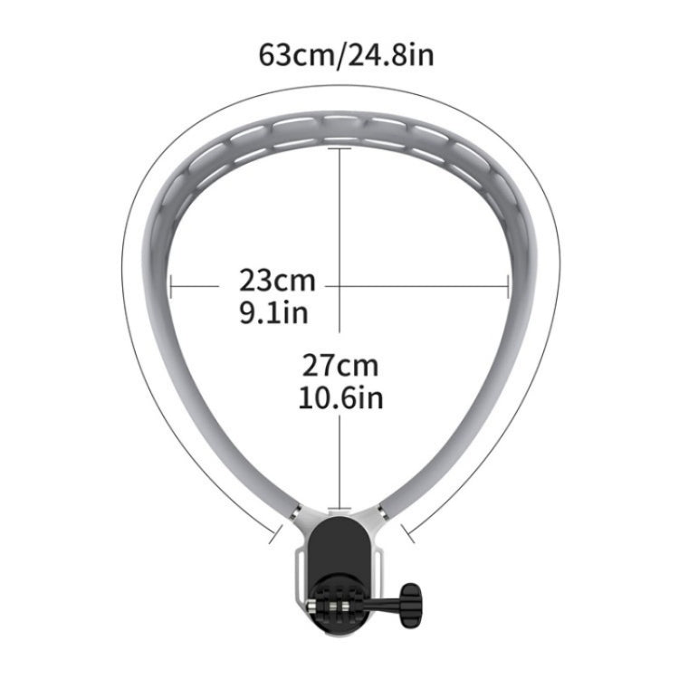 Soporte de Sujeción para Teléfono Sx-P05 con Collar Magnético y Vista En Primera Persona (Negro)