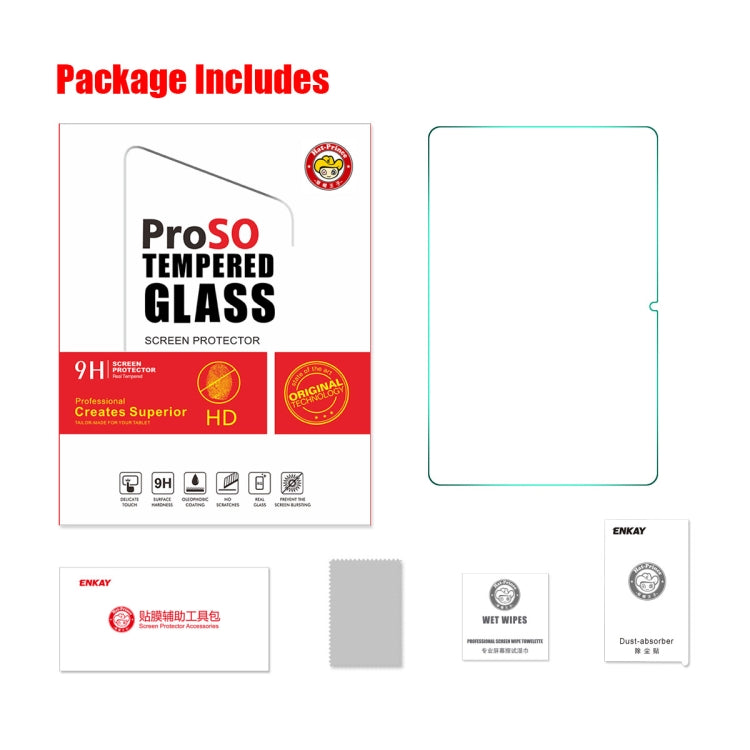 Película de Vidrio Templado Enkay Hat-Prince 0,33mm para OnePlus Pad 2 y Pad Pro