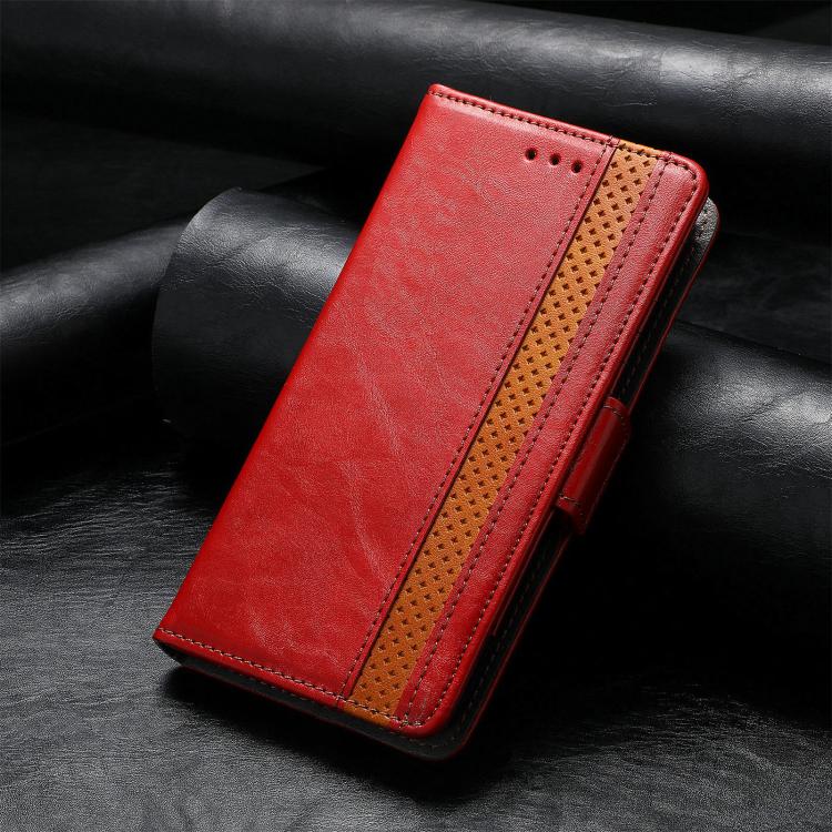 Funda para iPhone 16E con Hebilla Magnética Doble y Empalme Neo (Roja)