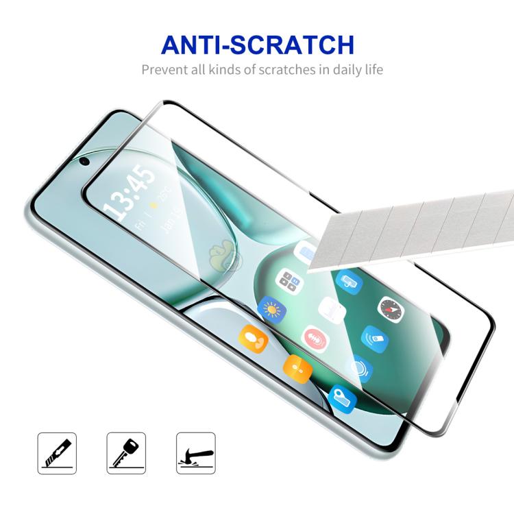 Para Xiaomi 15T Pro 2 piezas ENKAY Hat-Prince 0,18 mm de alto, película de vidrio templado de aluminio y silicio, compatible con desbloqueo por huella dactilar ultrasónica