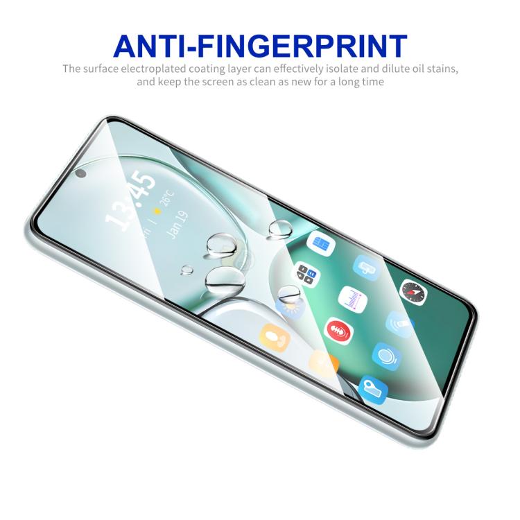 Para Xiaomi 15T Pro 2 piezas ENKAY Hat-Prince 0,18 mm de alto, película de vidrio templado de aluminio y silicio, compatible con desbloqueo por huella dactilar ultrasónica