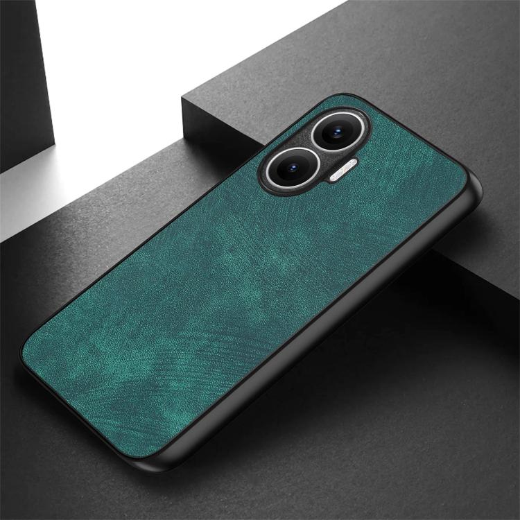 Funda de cuero vintage para Redmi Turbo 4 Pro (verde)