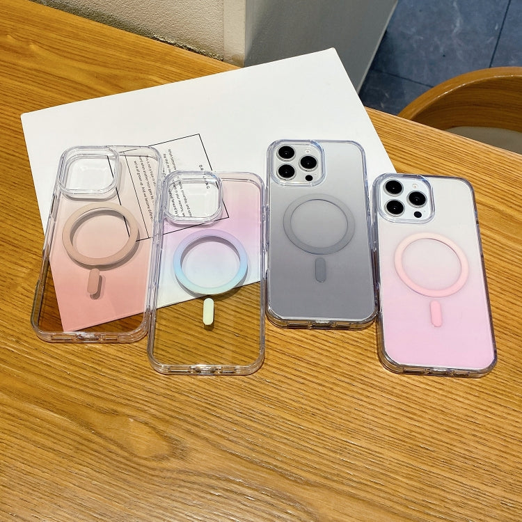 Funda para Teléfono Magsafe PC Transparente con Degradado para iPhone 13 Pro (Colorida)