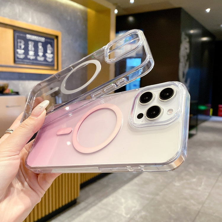 Funda para Teléfono Magsafe PC Transparente con Degradado para iPhone 13 Pro (Colorida)