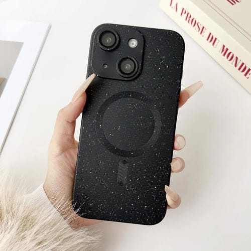Funda para iPhone 14 TPU con Diseño Cielo Estrellado y Magsafe (Negra)