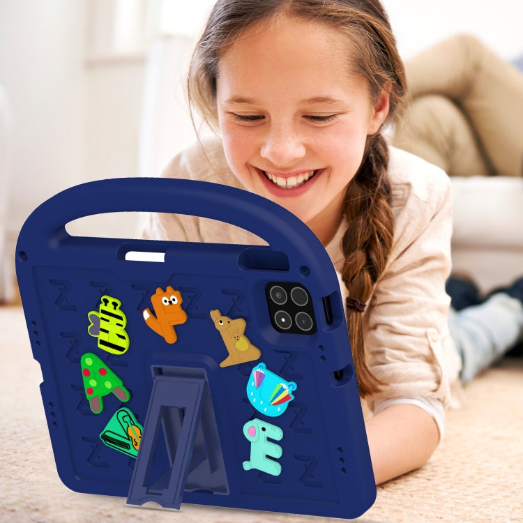Funda a Prueba de Golpes Eva con Dibujos Animados de Sparrow para Xiaomi Pad 7 (Azul Marino)