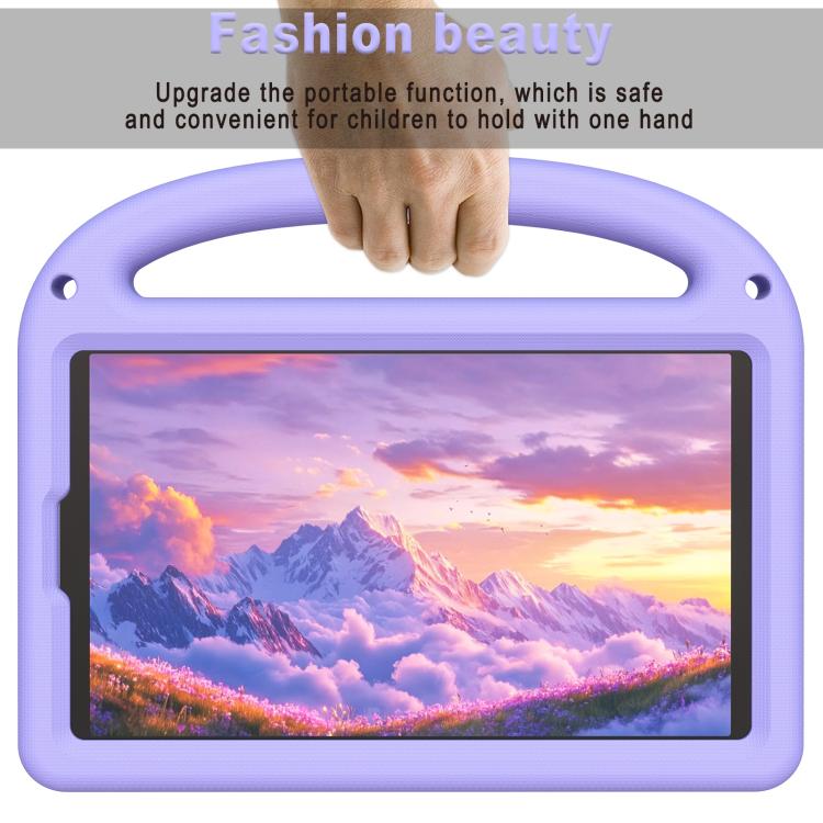 Funda a Prueba de Golpes Eva con Dibujos de Gorriones para Xiaomi Pad 7 (Morado Taro)