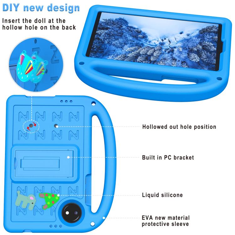 Funda de Eva a Prueba de Golpes para Tableta Xiaomi Pad 7 Pro Cartoon Sparrow (Azul)