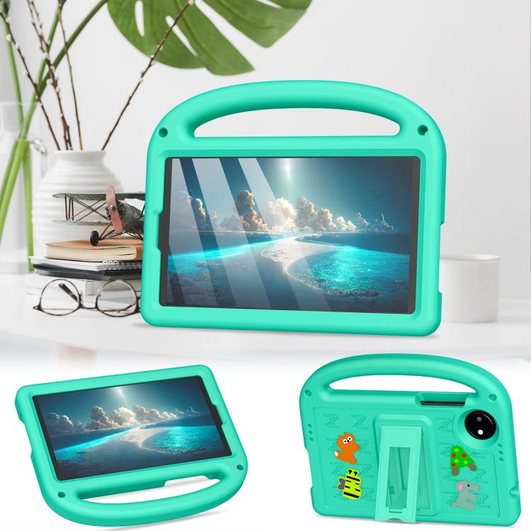 Funda a Prueba de Golpes Eva con Dibujos Animados de Gorrión para Xiaomi Pad 7 Pro (Verde Glaciar)