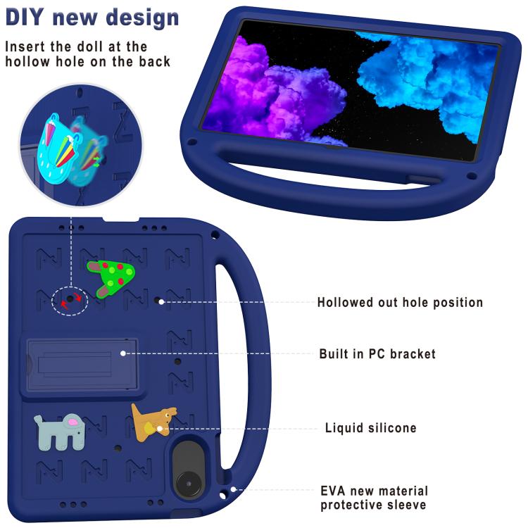Funda de EVA a prueba de golpes para Xiaomi Redmi Pad 2 11 2025 con diseño de gorrión (azul marino)