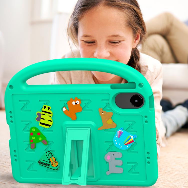 Funda de EVA a prueba de golpes para Xiaomi Redmi Pad 2 11 2025 con diseño de gorrión (verde glaciar)