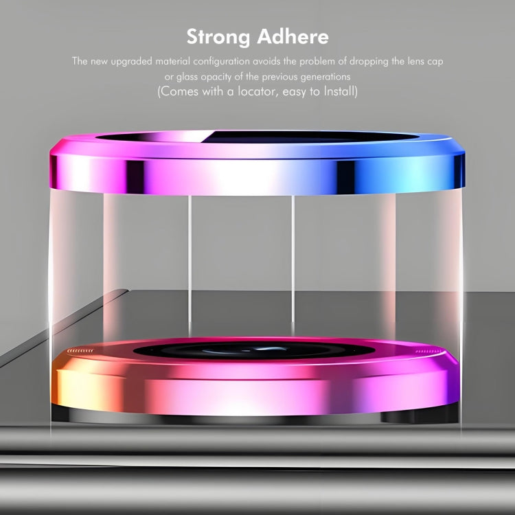 Película de Vidrio Templado Enkay 9H Aleación de Aluminio para Lente Trasera iPhone 16E (Dorado)