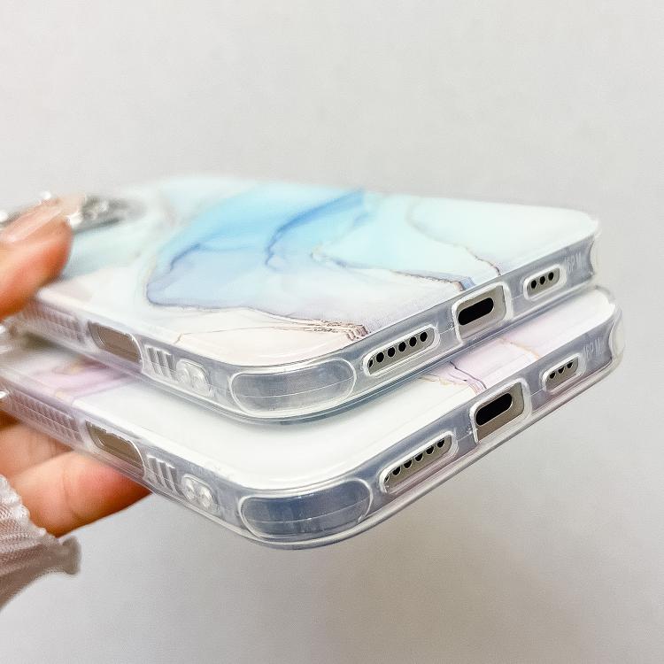 Funda para Teléfono iPhone 16 Plus Textura Mármol Galvanizado (Morado M3)
