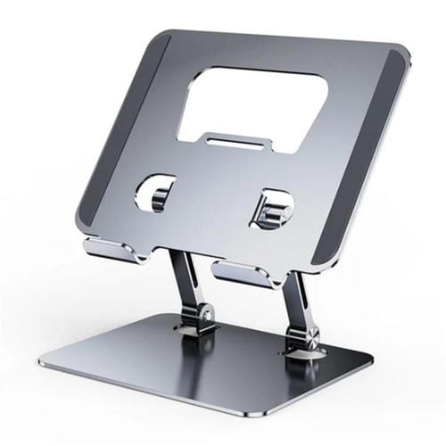 Soporte de Aleación de Acero para Teléfono y Tableta de Escritorio con Rotación 360 J18S (Plateado)