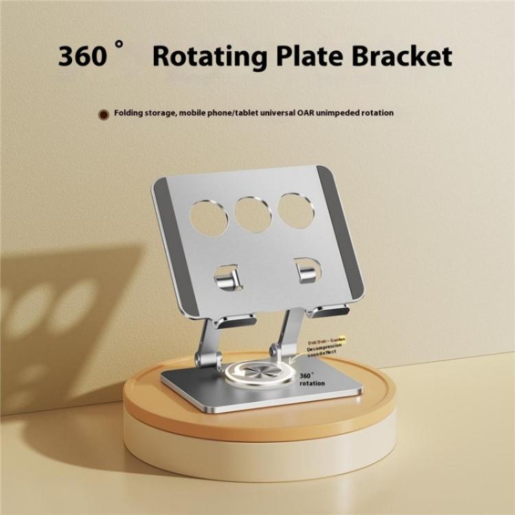 Soporte de Escritorio para Tableta Aleación de Aluminio Altura Ajustable Giratorio 360 J59 (Gris)