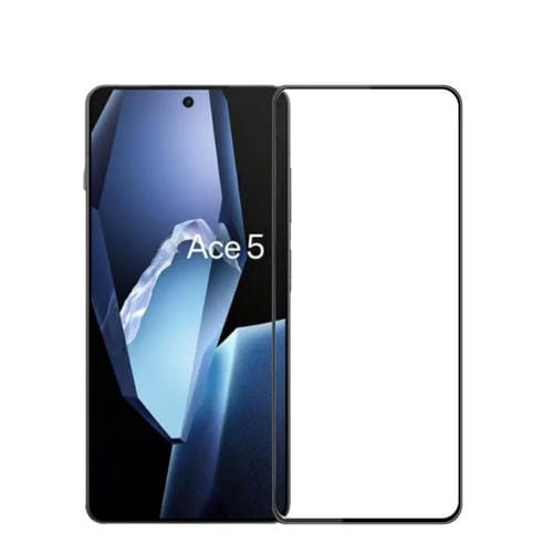 Película de Vidrio Templado Mofi 9H 3D para Pantalla Curva OnePlus Ace 5 y Ace 5 Pro (Negro)