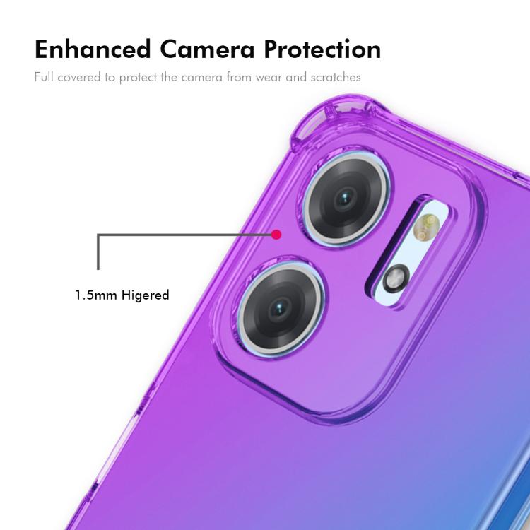 Funda TPU Enkay Hat-Prince con Diseño Sombrero y Bolsa de Aire para Infinix Hot 50I/Smart 9 (Morado y Dorado)