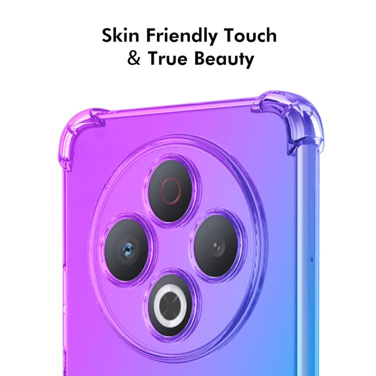 Funda TPU Enkay Hat-Prince Gradient Airbag para Tecno Spark 30 4G (Oro Rosa)