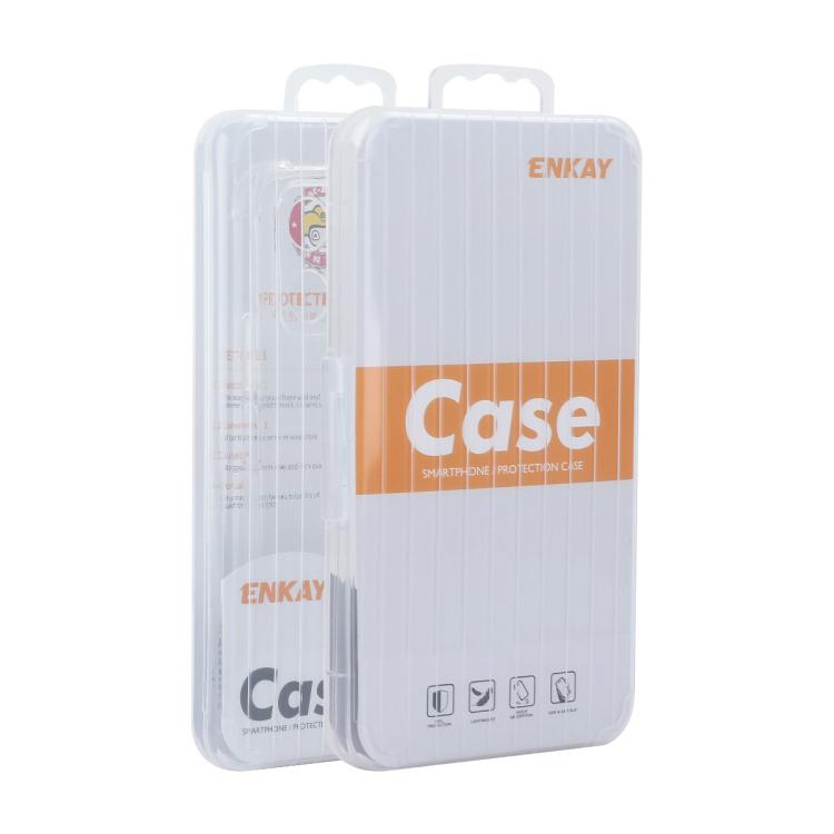 Funda TPU Enkay Hat-Prince para Tecno Pova 6 5G con Bolsa de Aire y Degradado (Morado y Dorado)