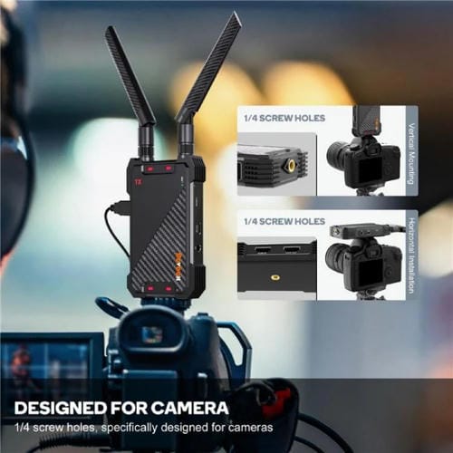 Transmisor y Receptor de Video HD 1080P Bovbox 081 Extensor HDMI Inalámbrico Alcance 400 m Enchufe Reino Unido