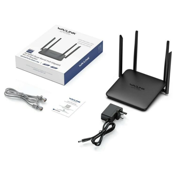 Enrutador Gigabit Ethernet MU-MIMO doméstico WAVLINK WN530HG4, enrutador de doble banda AC1200, enchufe australiano