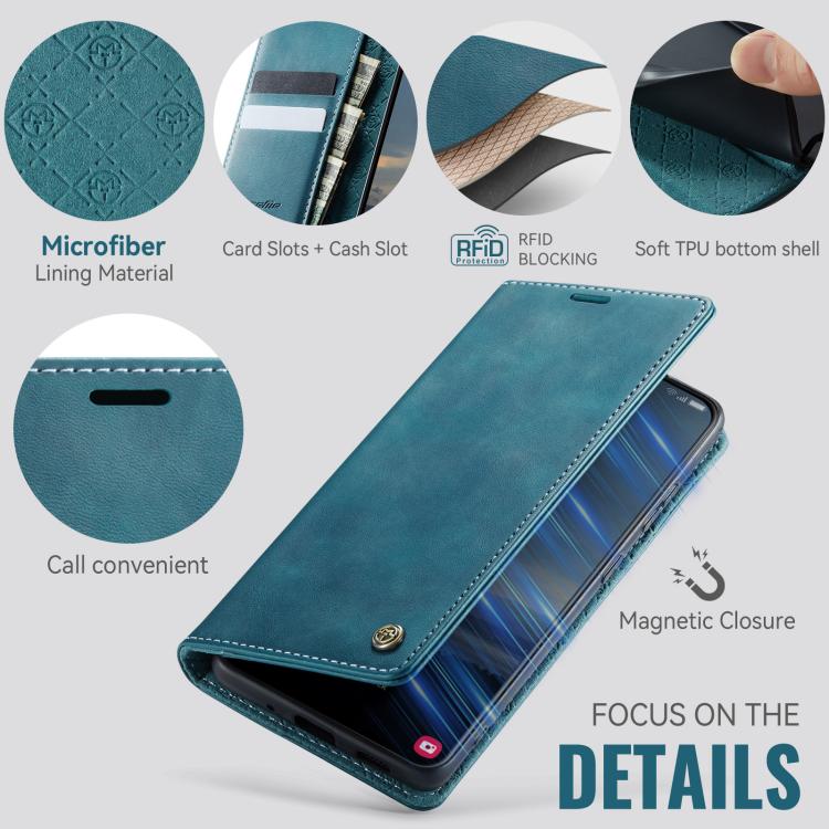 Funda CaseMe 033 para Samsung Galaxy S20 Ultra, forro de piel de becerro, microfibra y bloqueo RFID (verde)