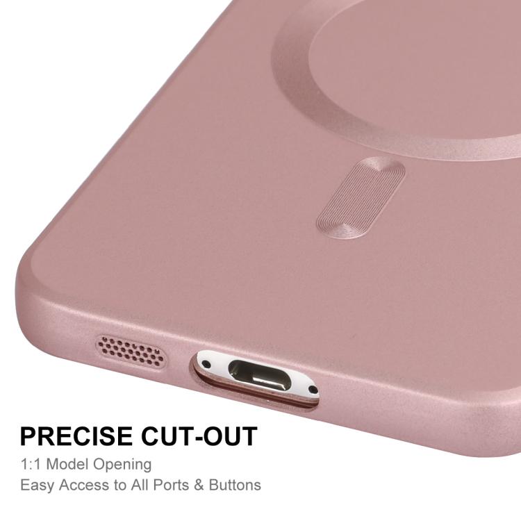 ENKAY - Funda de TPU mate MagSafe con película para lente para Samsung Galaxy A55 (color borgoña)