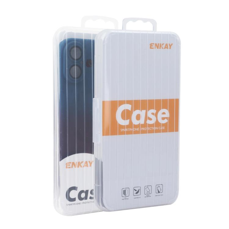 ENKAY - Funda de TPU mate MagSafe con película para lente para Samsung Galaxy A36 5G (rosa)