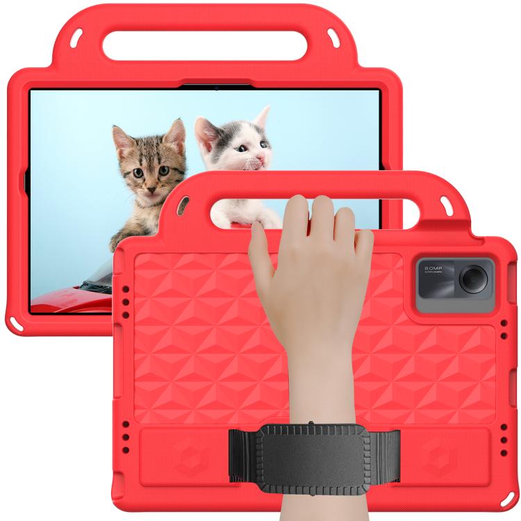 Funda de EVA a prueba de golpes para Xiaomi Redmi Pad SE 11 2023 Diamond Series (roja)