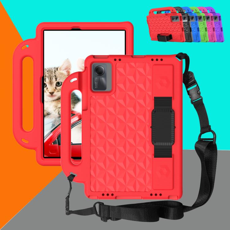 Funda de EVA a prueba de golpes para Xiaomi Redmi Pad SE 11 2023 Diamond Series (roja)
