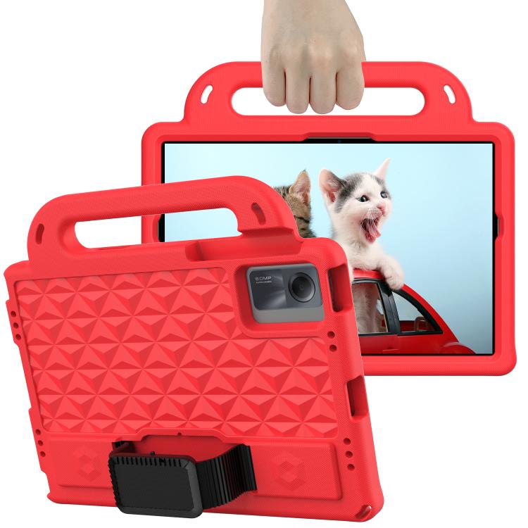 Funda de EVA a prueba de golpes para Xiaomi Pad 5/5 Pro Diamond Series (roja)