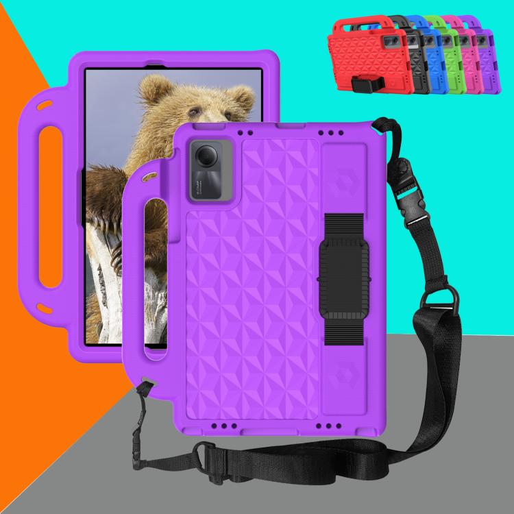 Funda de EVA a prueba de golpes para Xiaomi Pad 5/5 Pro Diamond Series (morada)