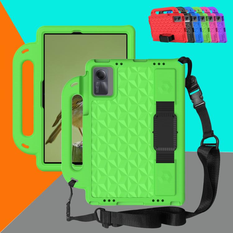 Funda de EVA a prueba de golpes para Xiaomi Pad 5/5 Pro Diamond Series (verde)