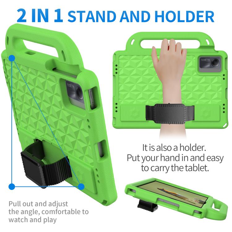 Funda de EVA a prueba de golpes para Xiaomi Redmi SE 11 2025 / Pad 2 Diamond Series (verde)