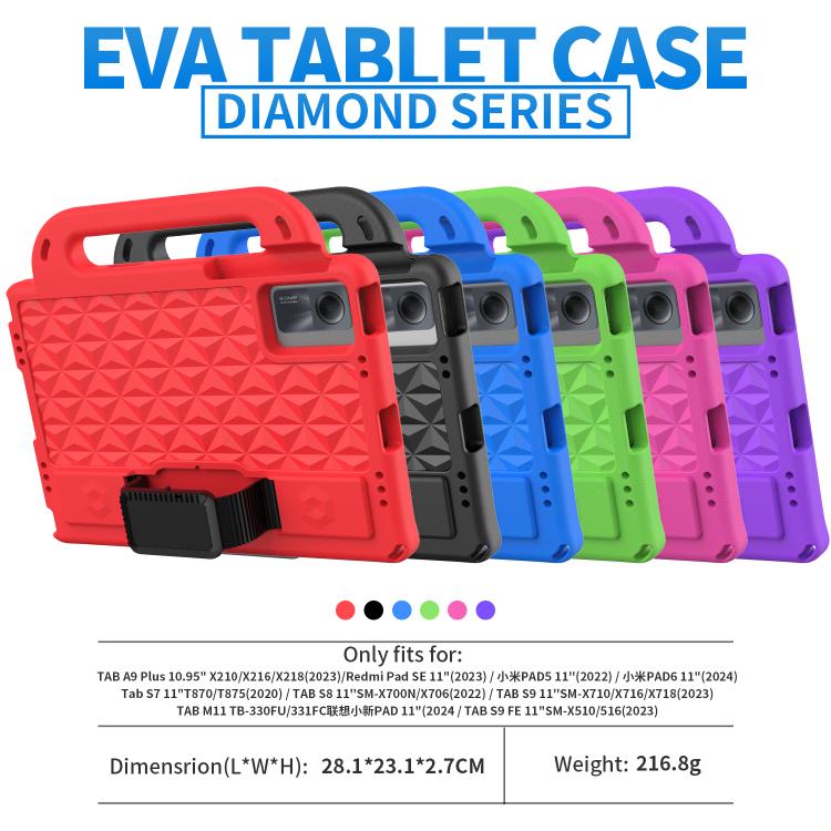 Funda de EVA a prueba de golpes para Xiaomi Pad 6/6 Pro Diamond Series (azul)