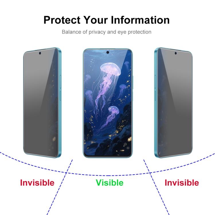 JUNSUNMAY - 25 protectores de pantalla de privacidad de vidrio templado para Samsung Galaxy A56/A36 5G