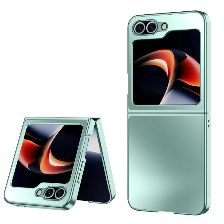 Funda plegable antigolpes con acabado esmerilado AG para Samsung Galaxy Z Flip7 5G (verde)
