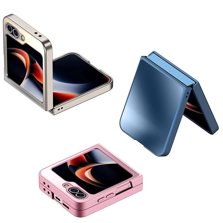Funda plegable antigolpes con acabado esmerilado AG para Samsung Galaxy Z Flip6 5G (dorada)
