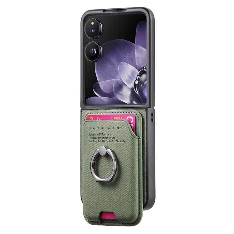 Funda magnética con tapa de tela sarga para Xiaomi Mix (verde)