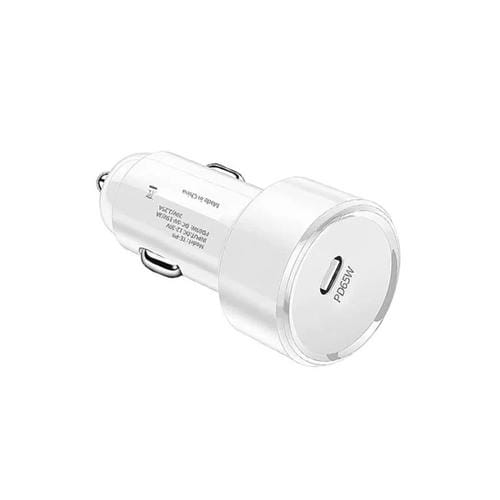 Cargador de coche USB-C P9 PD65W para iPhone/iPad (blanco)