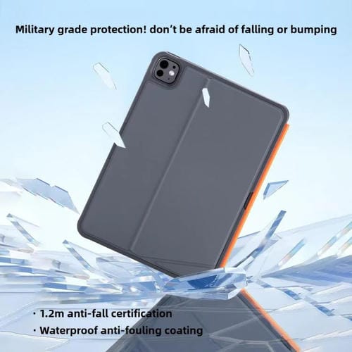 Funda magnética con teclado y control para iPad 2025