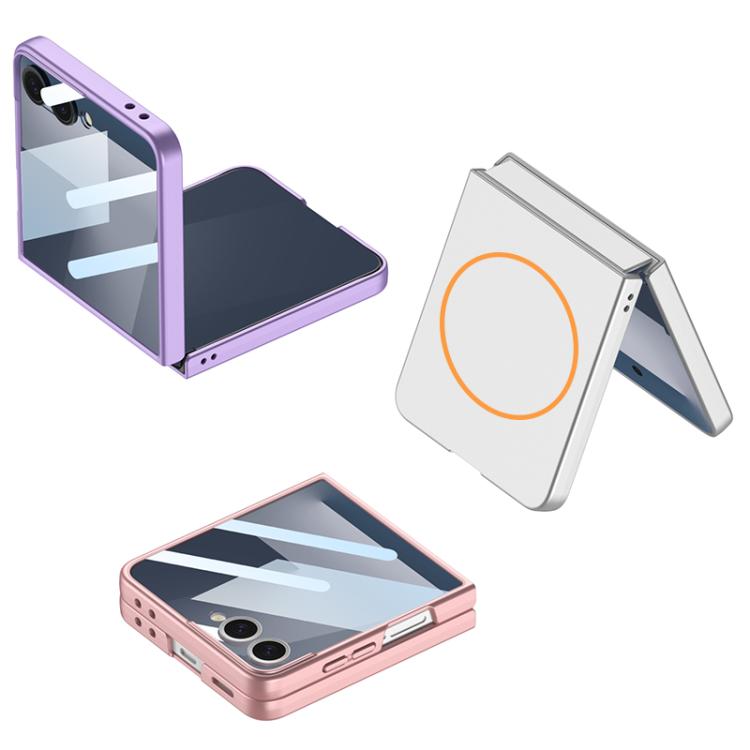 Funda plegable ultrafina con todo incluido MagSafe para Samsung Galaxy Z Flip7 5G (verde)