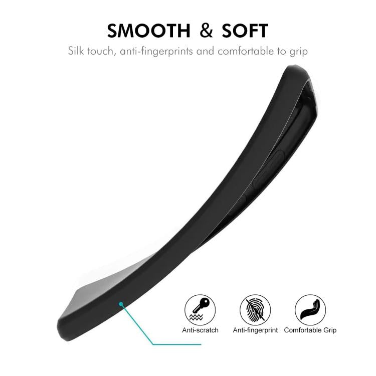 ENKAY - Funda de silicona líquida suave y a prueba de golpes para Samsung Galaxy A25 5G (roja)