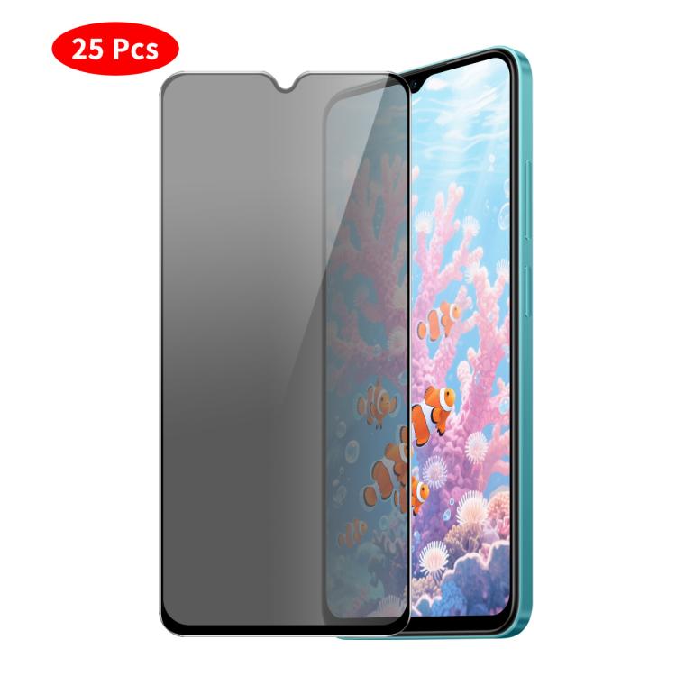 JUNSUNMAY - 25 películas de vidrio templado con impresión de seda y cobertura total para Samsung Galaxy A07 5G
