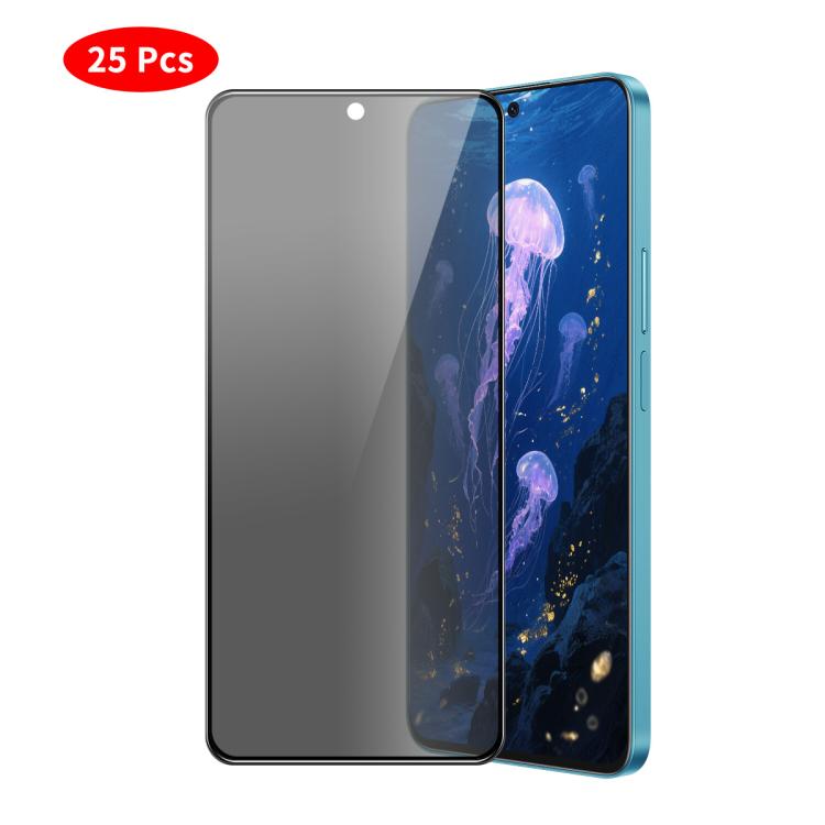 JUNSUNMAY - 25 películas de vidrio templado con impresión de seda y cobertura total para Samsung Galaxy A56/A36 5G