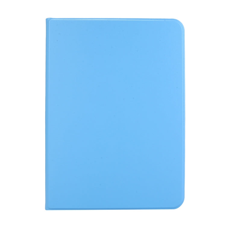 Funda Protectora para iPad Pro 11 Pulgadas (2020) Voltaje Tejido Liso Cuero Elástico Soporte TPU Suspensión (Azul Claro)