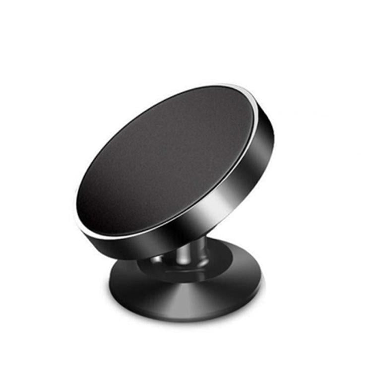Soporte para Teléfono para Automóvil Soporte Magnético para Teléfono para Automóvil Giratorio de Doble Bola Universal de Aleación, Color: Negro (Bola Única)