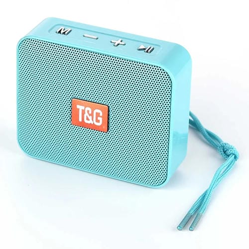 Altavoz pequeño portátil T&G Tg166 inalámbrico Bluetooth (Verde)