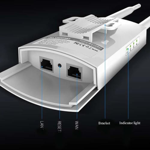 Enrutador AP Cobertura Inalámbrica Alta Potencia para Exteriores Comfast Ew72 1200 Mbps (Enchufe de EE.UU)