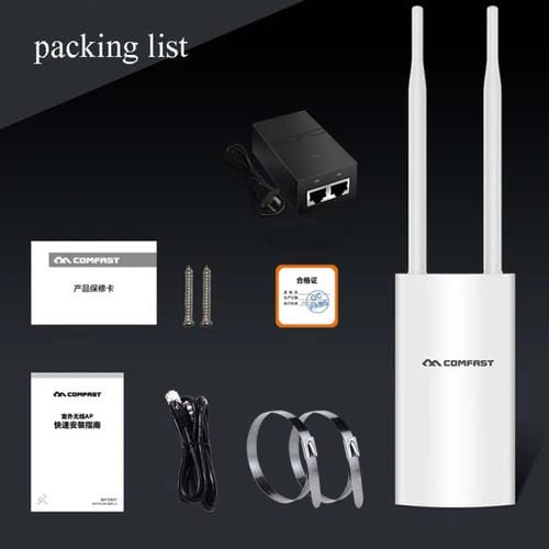 Enrutador AP Cobertura Inalámbrica Alta Potencia para Exteriores Comfast Ew72 1200 Mbps (Enchufe de EE.UU)
